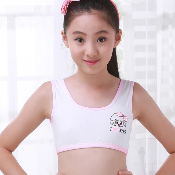 Soutien-gorge sans armatures pour filles A120 rose