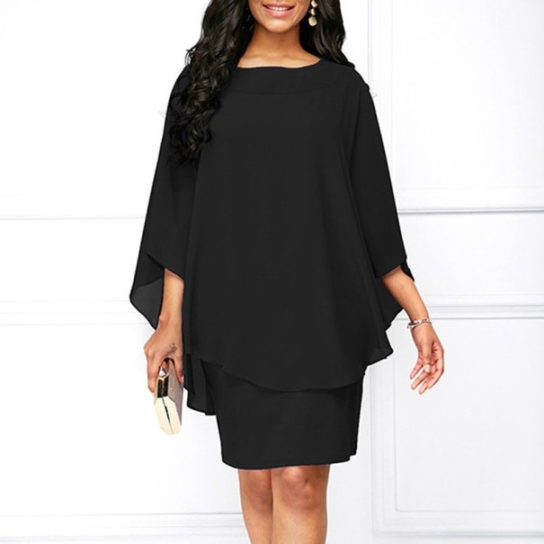 Soziales Minikleid für Damen schwarz S
