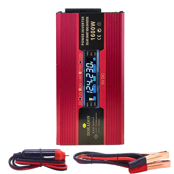 Spændingsomformer 12V/220V 1600W 1