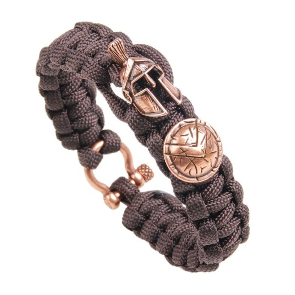 Spartanisches Survival-Armband für Herren 18,5 cm 23