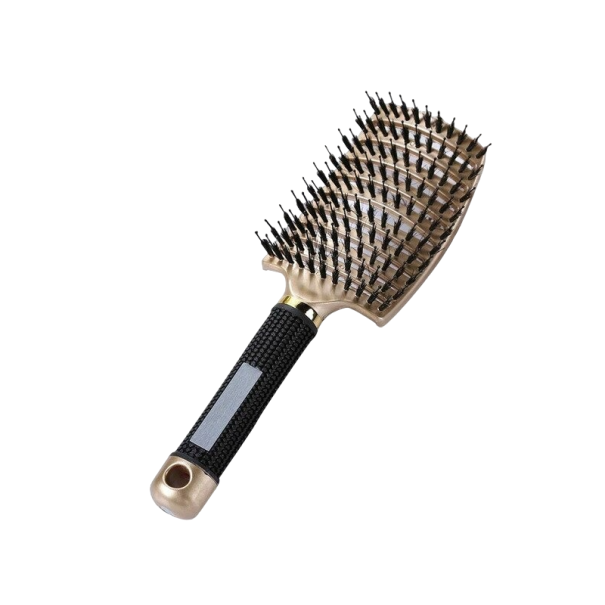 Spazzola districante per capelli oro