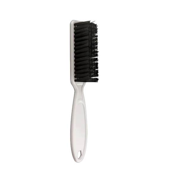 Spazzola per la cura dei capelli e della barba Spazzola morbida 14 x 2,5 cm Accessori per barbieri bianco