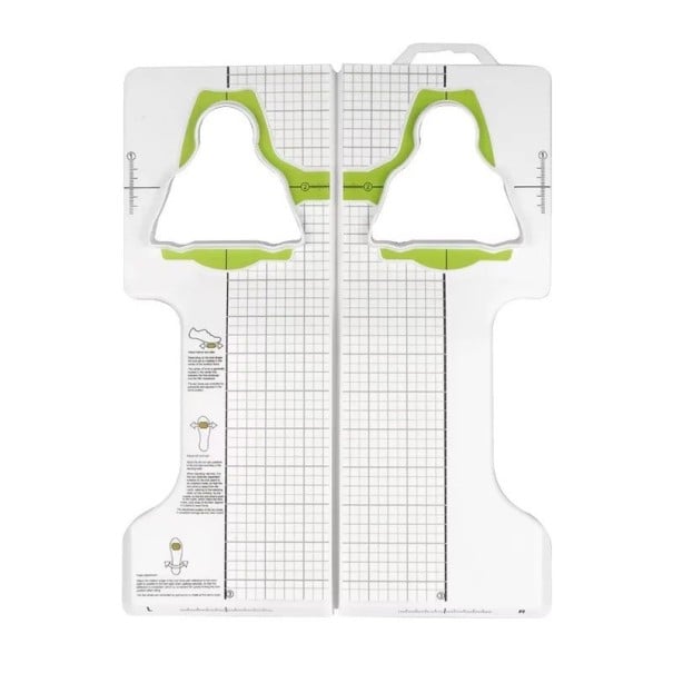 SPD-SL Cleat Adjustment Tool with Calibration Grid for Precise Position and Angle Setting of Road Cycling Shoes 1