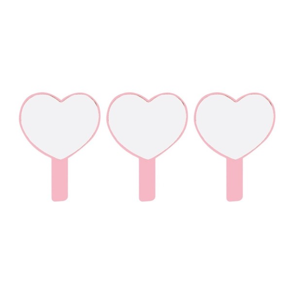 Specchio cosmetico 3 pz T1871 rosa