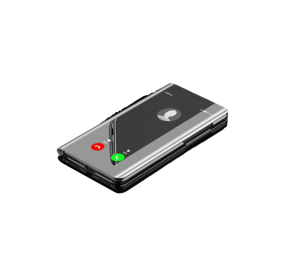 Spegelfodral till Huawei Mate 40 Lite silver