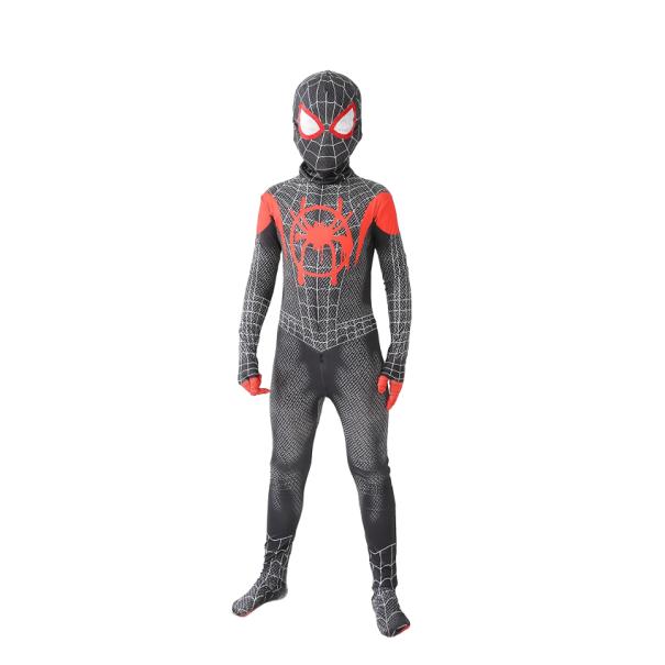 Spiderman kostym Pojkarnas kostym Cosplay Spiderman Spiderman dräkt Karnevalskostym Halloweensmask Superhjälteutklädnad V277 6