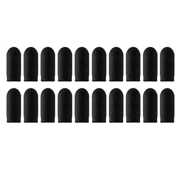 Spielfingerhüllen 20 Stk schwarz