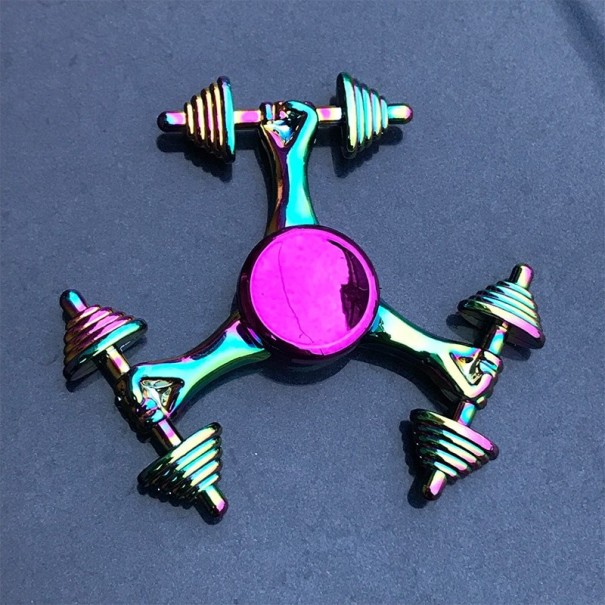 Spinner fidget en métal arc-en-ciel A2222 17