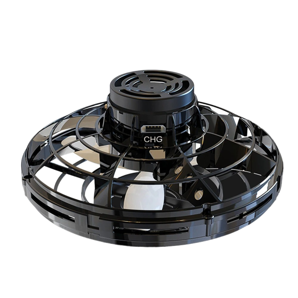 Spinner LED volant noir