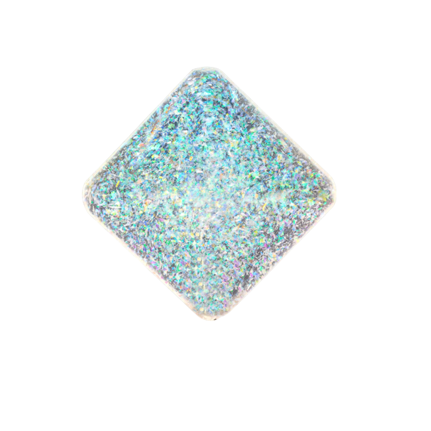 Spinner pour enfants en forme de diamant blanc