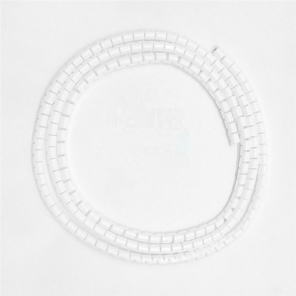 Spirala ochronna kabla 2 m biały 8 mm