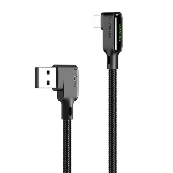 Spiralförmiges USB-Datenkabel Lightning / USB-C K560 1