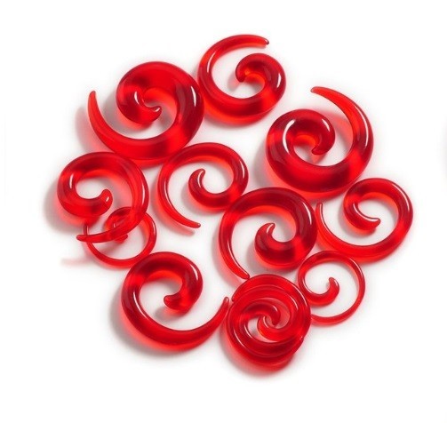 Spirali di espansione - 12 pz rosso
