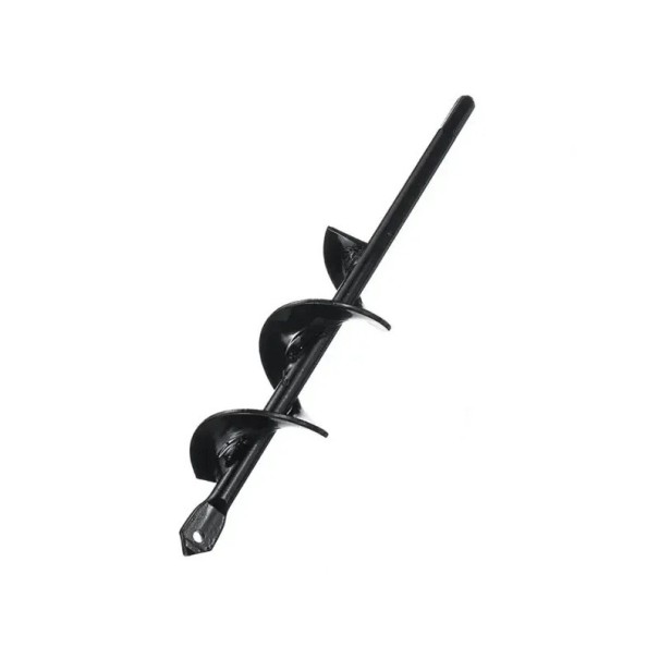 Spirálový vrták do země 5x22 cm Uhlíková ocel Zemní vrták do sloupků Elektrický nástroj pro sázení rostlin a cibulek Sada pro vrtání do půdy 1