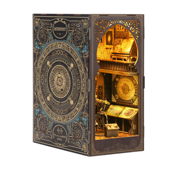 Σπίτι για κούκλες 11 x 18.5 x 23 εκ. DIY 3D ξύλινο κιτ κατασκευής με LED φως και έπιπλα Μινιατούρα σπίτι Χειροκίνητη συναρμολόγηση Διακόσμηση 1