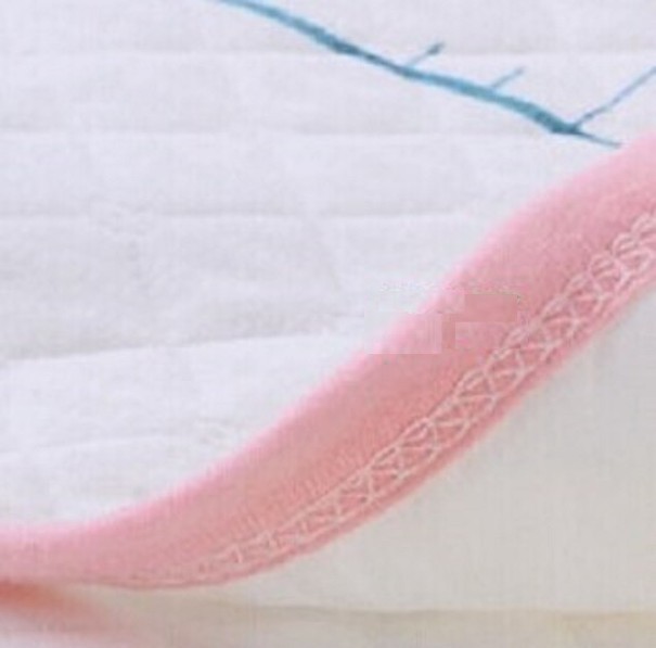 Spjälsängsmatta rosa M