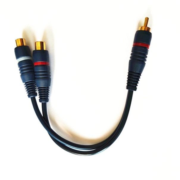 Splitter cablu RCA M / F 50 cm
