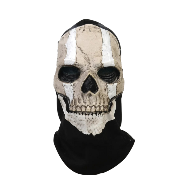 Spøgelsesansigtsmaske Latexmaske Halloween-maske Cosplay Spøgelse fra Call of Duty Karnevalsmaske 4