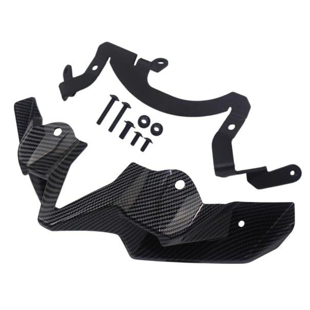 Spoiler frontal pentru carenaj pentru Kawasaki Z900 ZR900 2020–2024 Aripă aerodinamică din plastic ABS Aspect carbon protecție împotriva pietricelelor 1