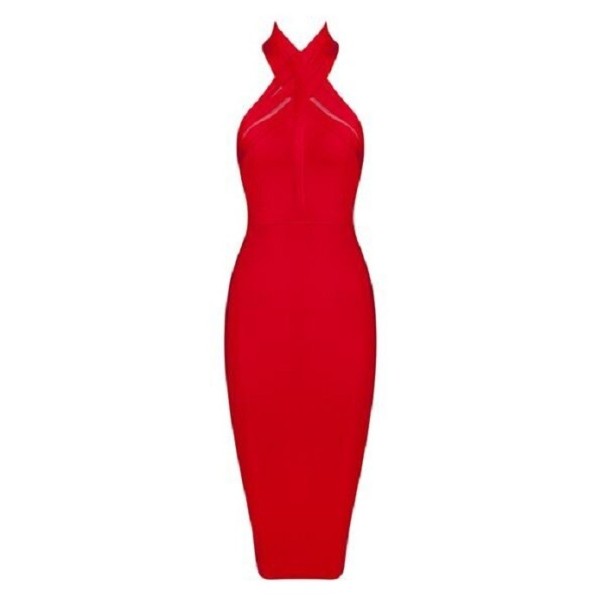 Společenské šaty Scarlett červená XS