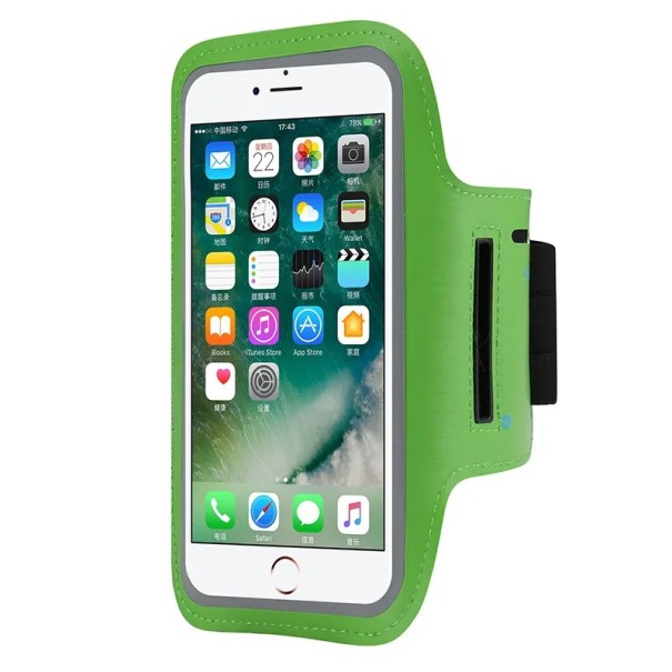 Sport Universal Handy Armband Flexible Laufen Fitness Gym Schutz Leichte Trage grün