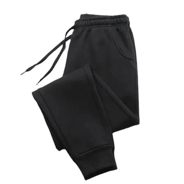 Sportbroek voor heren Comfortabele broek voor sport en vrije tijd Elastische taille Lichtgewicht en ademend materiaal Moderne snit voor dagelijks gebruik zwart XL
