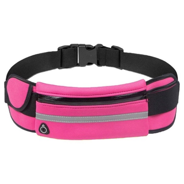 Sportfanny pack T748 mörkrosa