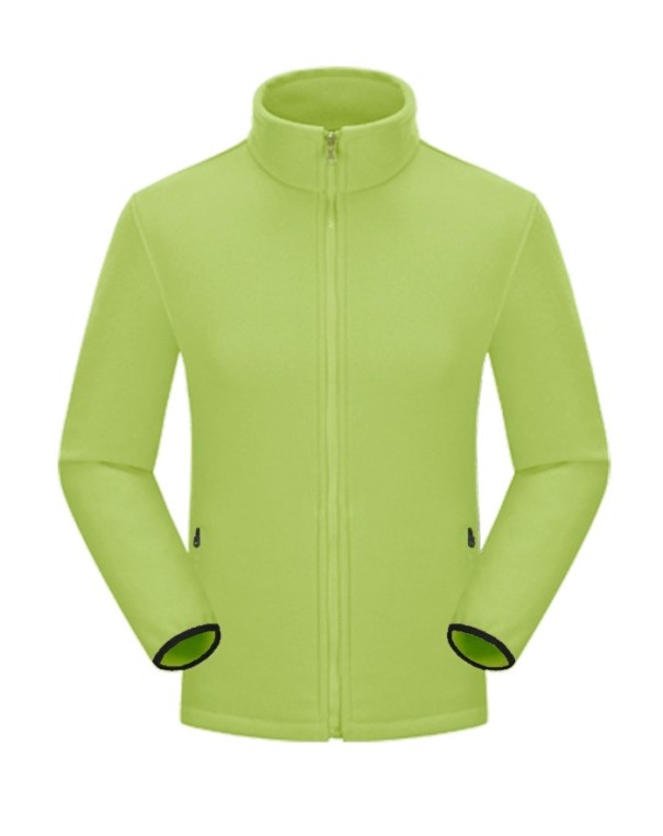Sportfleece sweatshirt voor dames lichtgroen M