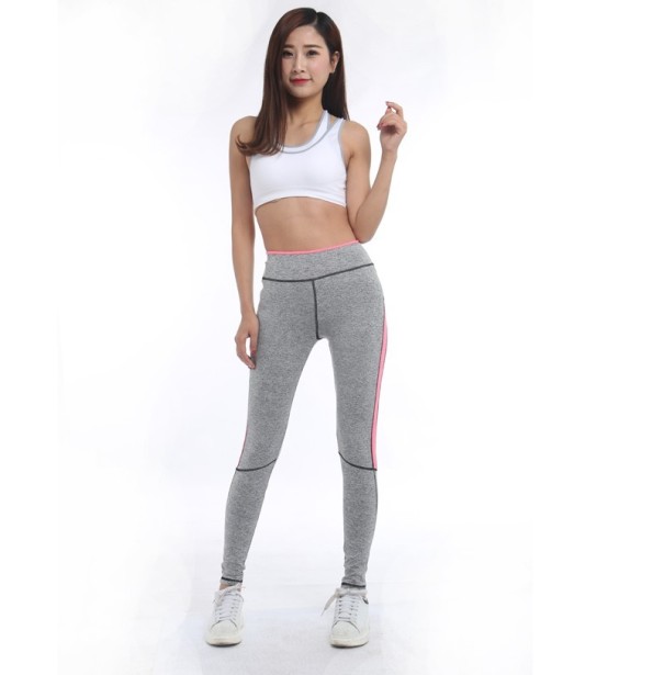 Sportleggings för kvinnor - Ljusgrå