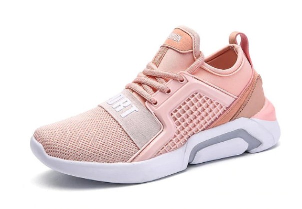 Sportliche Damen-Sneaker rosa 38