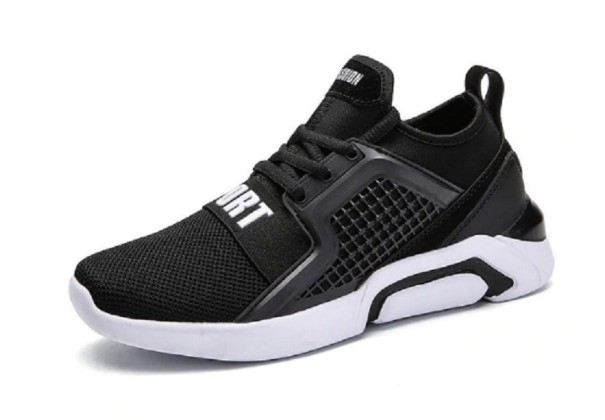 Sportliche Damen-Sneaker schwarz 40