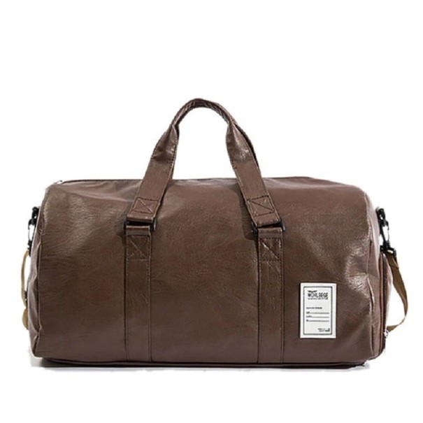 Sportliche Umhängetasche T475 dunkelbraun L