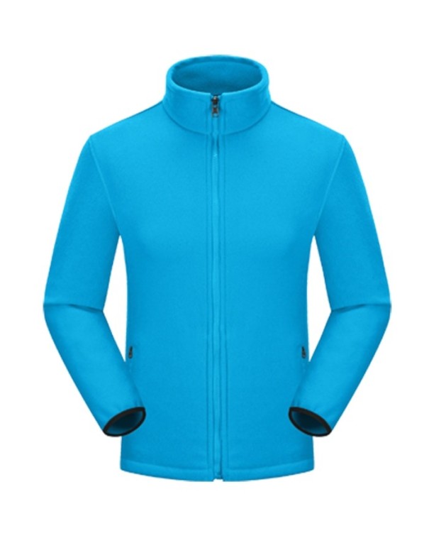 Sportliches Fleece-Sweatshirt für Damen hellblau S