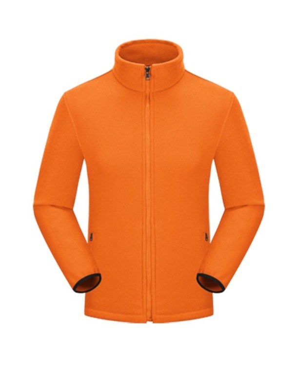 Sportliches Fleece-Sweatshirt für Damen orange M