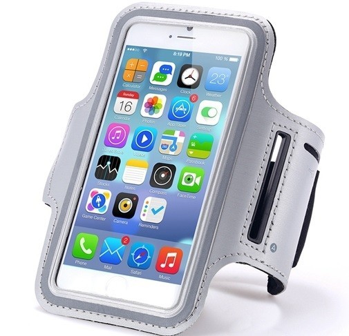 Sportmobiel telefoonhoesje grijs 7 Plus