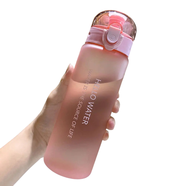 Športová fľaša na vodu 780 ml Ľahká fitness fľaša na pitie Odolná hydratačná fľaša s nepriepustným viečkom Ergonomický dizajn Široké hrdlo ružová