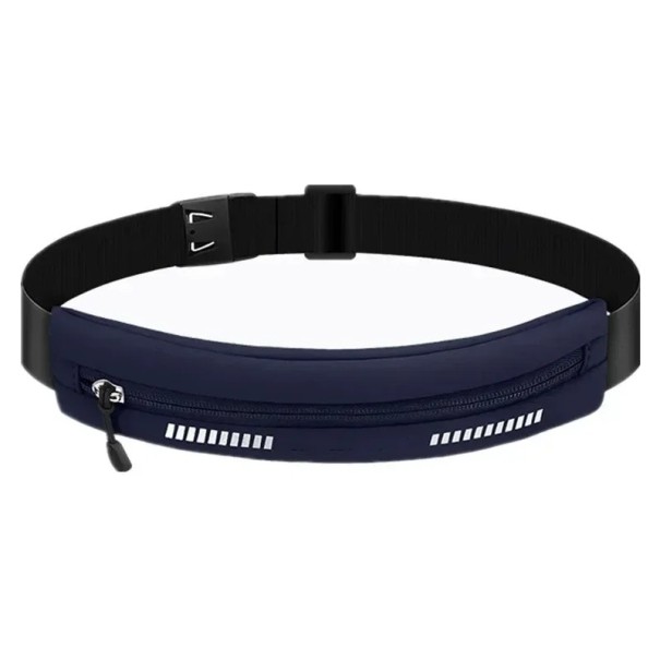 Športové potítko s vreckom na zips z lycrového materiálu pre beh, fitness aj cyklistiku - čierne, oranžové, šedé alebo modré tmavo modrá