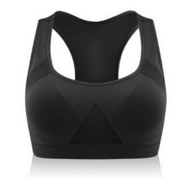 Sportovní fitness podprsenka J1003 černá L