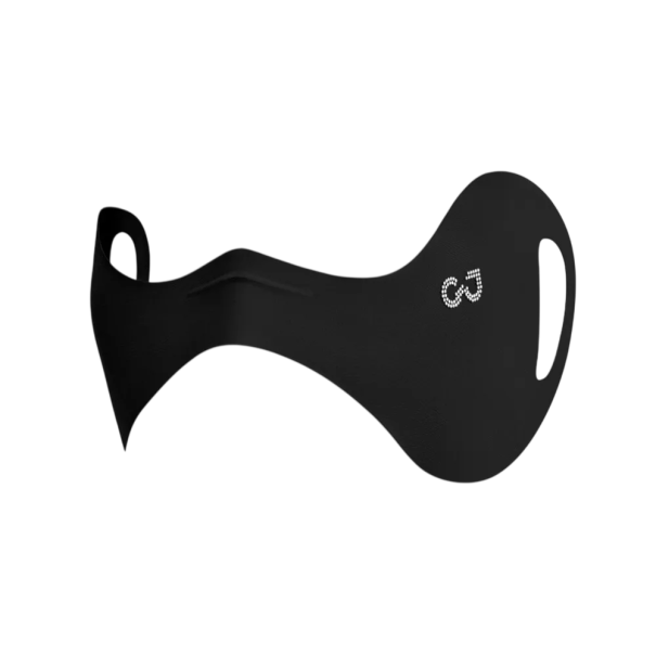 Sportovní ochranná maska na obličej proti slunci prodyšná lehká 35 × 10 cm nylon maska pro sport a venkovní aktivity černá