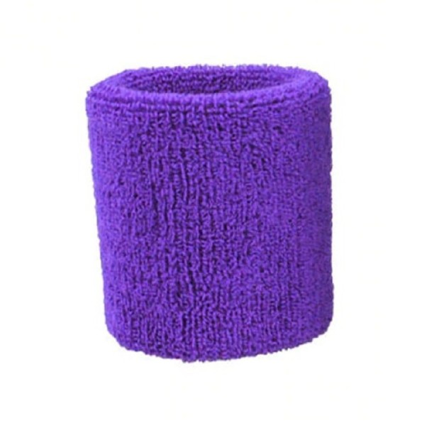 Sportovní potítko 8 cm fialová