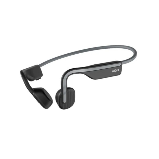 Sportovní sluchátka Shokz S661 OpenMove Kostní vedení Otevřená konstrukce Voděodolná IP55 Bluetooth 5.1 USB-C Na běh i cyklistiku šedá