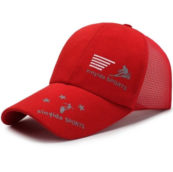 Sportovní trucker kšiltovka T189 červená