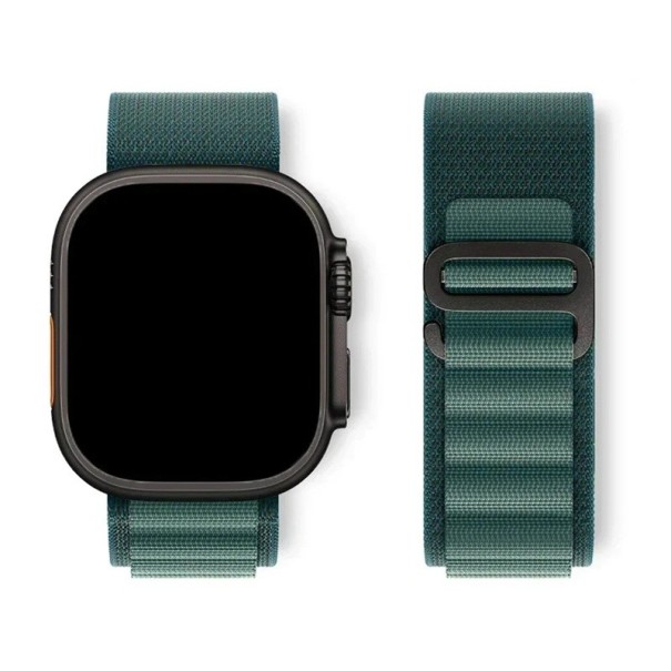 Športový nylonový remienok Alpine Loop pre Apple Watch 40 mm 41 mm 42 mm 44 mm 45 mm 46 mm 49 mm Odolný pás pre Series 1–10 SE Ultra tmavo zelená