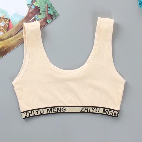 Sports-bh til piger A90 beige