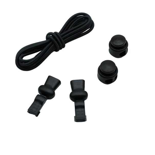 Sports Elastic Laces for Shoes T942 black