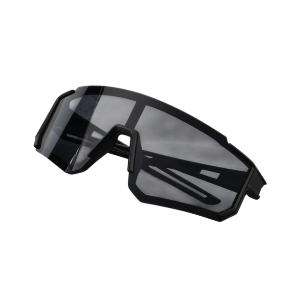 Sports Sunglasses with Black Transparent Lenses Eye Protection for Sports Lightweight Frame Glasses for Cycling Running Hiking and Outdoor Activities 1