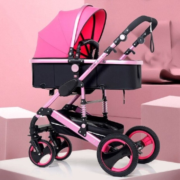 Sportsklapvogn rosa