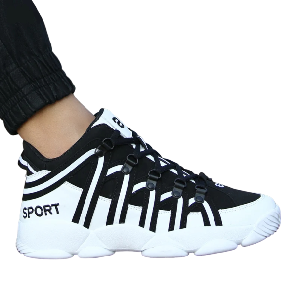 Sportskor för män och pojkar Andningsbara promenadskor Herrsneakers Fritidsskor som andas
