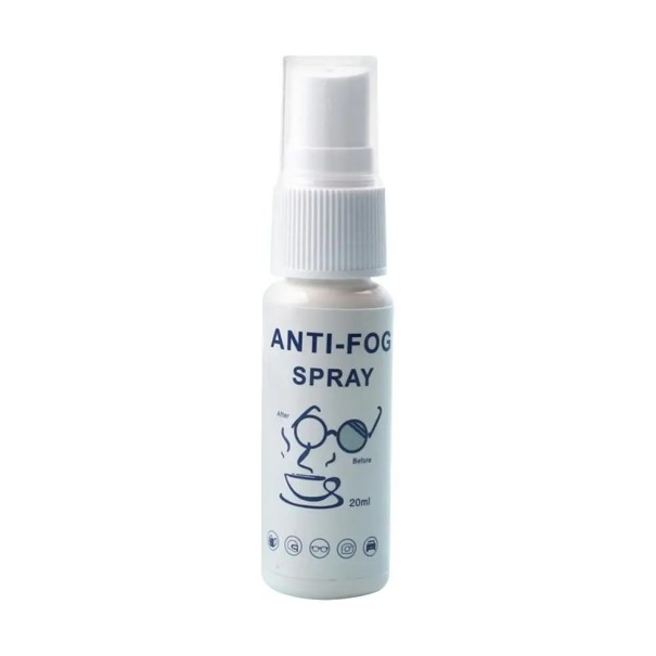 Spray anti-embaciamento 20 ml solução transparente para óculos de natação aplicação com spray para visão limpa ao nadar 1