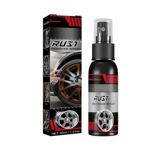 Spray antirugină 30 ml Eliminator de rugină și oxidare Produs de curățare a metalelor Protecție împotriva coroziunii Auto Moto Unelte Menaj Utilizare rapidă 1